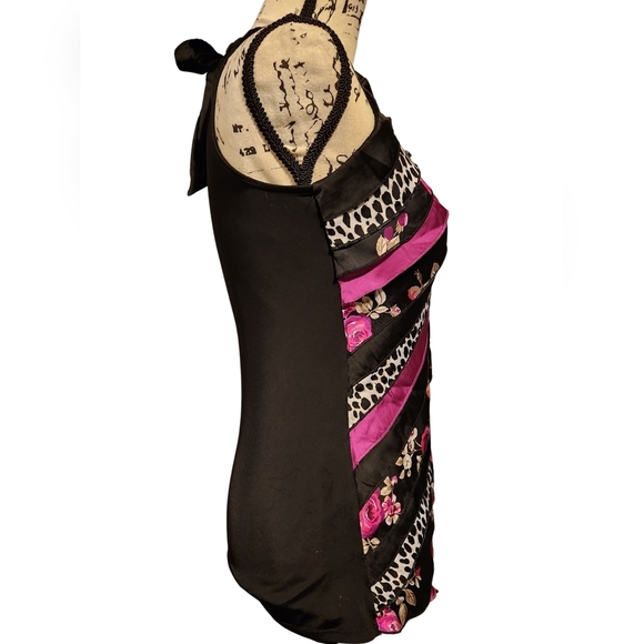 WHBM Tie Back Sleeveless Blouse - Picture 2 of 7